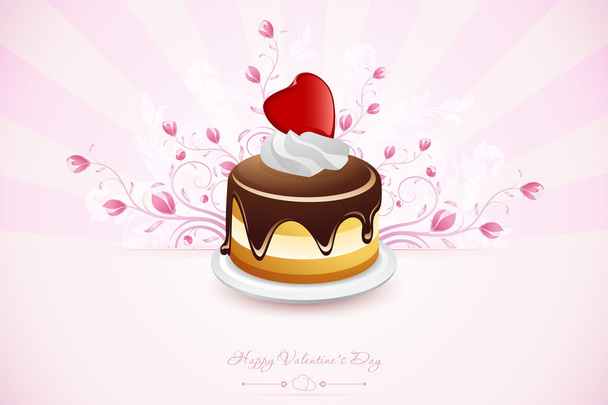 Valentines Day Greeting Card - Vector, Image