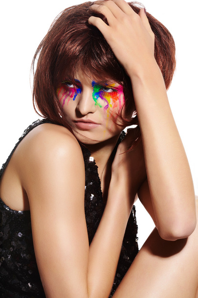 Colorful Make Up - Foto, afbeelding