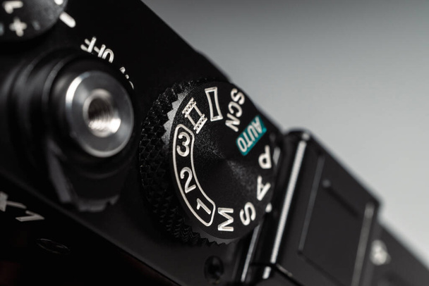 London, UK - 2023.02.13: Detailed close up shot of rare Sony RX1 R camera - Photo, Image