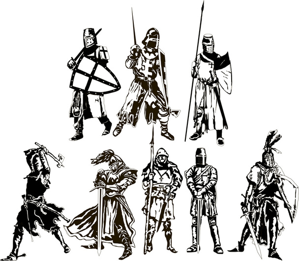 ridders - Vector, afbeelding
