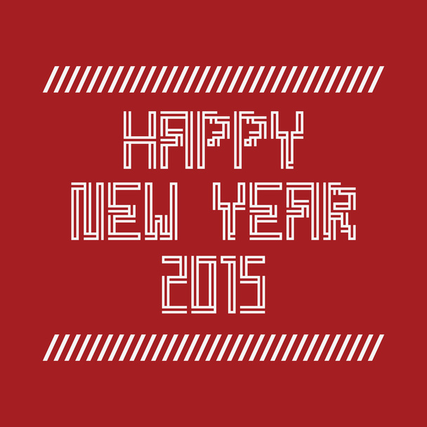 Happy New Year 2015 - Vector, Image