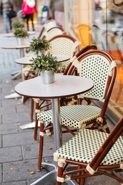 Street cafe in Stockholm - Foto, Bild