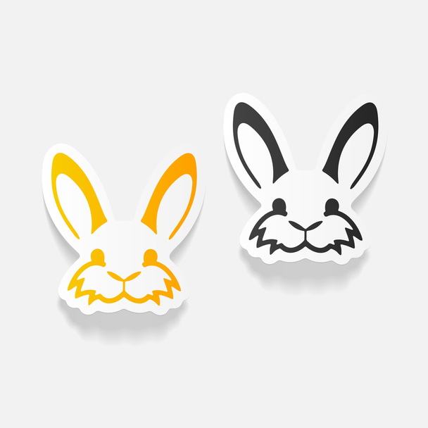 Икона пасхального кролика
 - Вектор,изображение