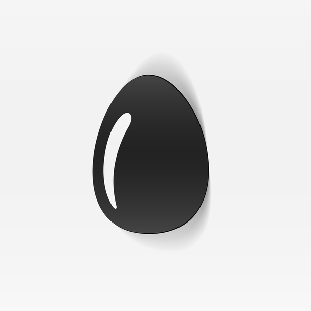 Ícone do ovo de Páscoa - Vetor, Imagem