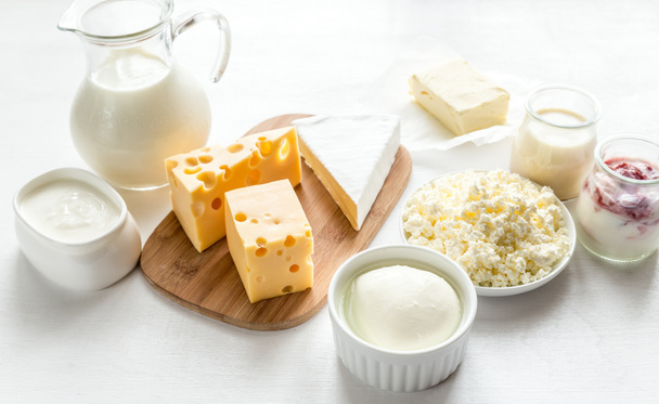 Assortimento di prodotti lattiero-caseari - Foto, immagini