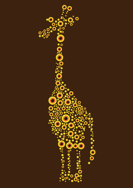 Giraffe - Vektör, Görsel