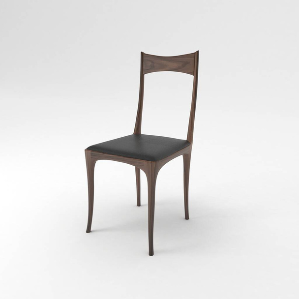 white chair isolated on a light background. - Foto, immagini