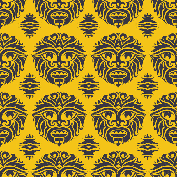 Tribal Seamless Pattern - Wektor, obraz