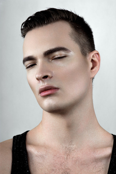 Perspiring male model - Photo, image