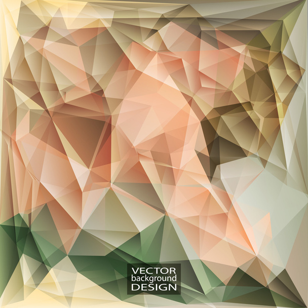 Multicolor ( Green, Brown, Rose ) Design Templates. Geometric Triangular Abstract Modern Vector Background.  - Vector, Imagen