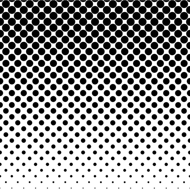 schwarze und weiße Halbtonpunkte - Vektor, Bild