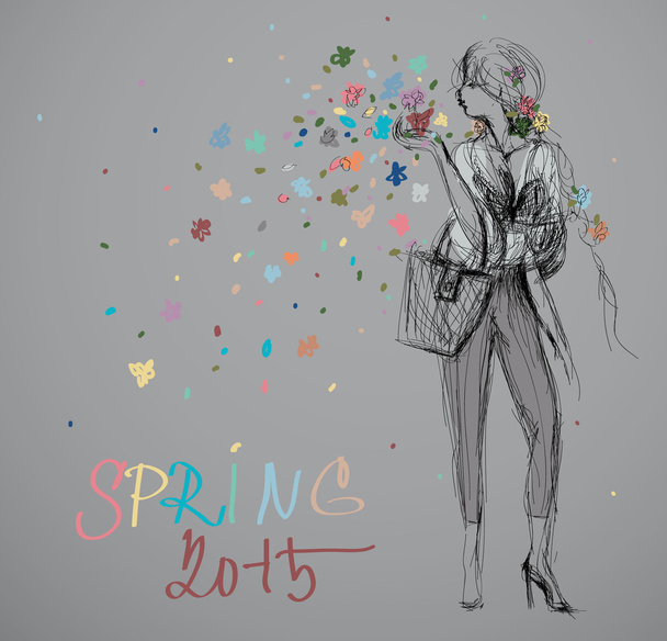 Frühlingsfarben 2015 - Vektor, Bild