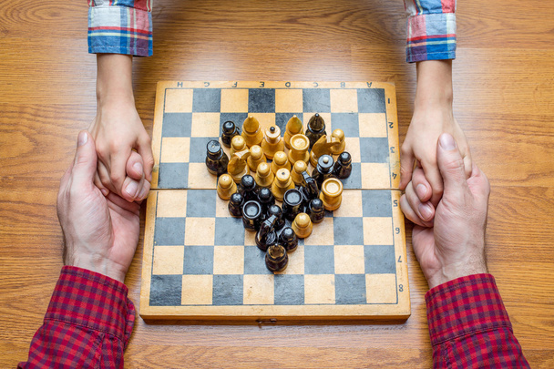 Playing chess - Photo, image