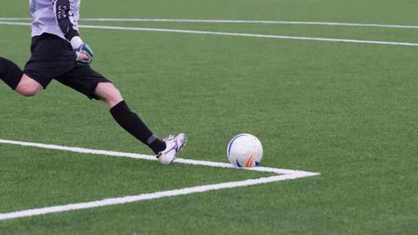 soccer goalkeeper in action - Photo, Image