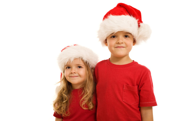 Pequenos ajudantes do Pai Natal
 - Foto, Imagem