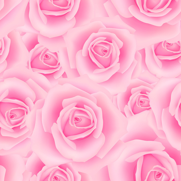 Seamless pattern with roses - ベクター画像