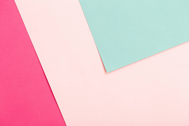 colorful  pink and green  cardboard background - Foto, imagen