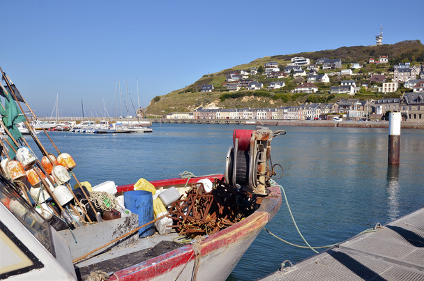 Buque pesquero en el puerto de Féécamp en Francia
 - Foto, Imagen