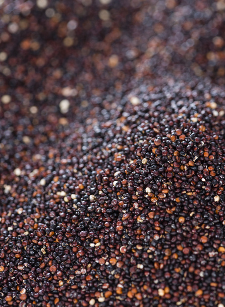 Black Quinoa background - Fotoğraf, Görsel