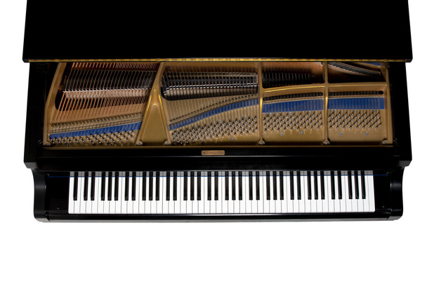 Grand Piano Viewed from Above - Isolated - Photo, Image