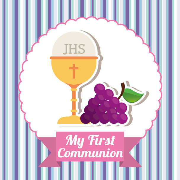 my first communion  - Vector, Image