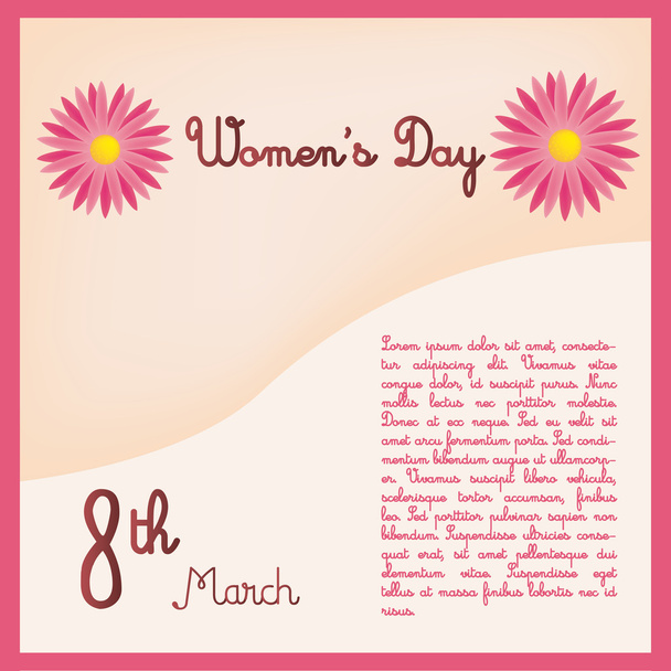 happy women's day - Vector, Image