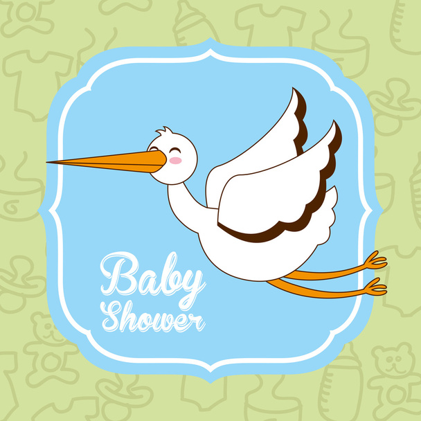 Baby shower  - Wektor, obraz