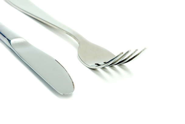 Silver  Fork and knife - Photo, image