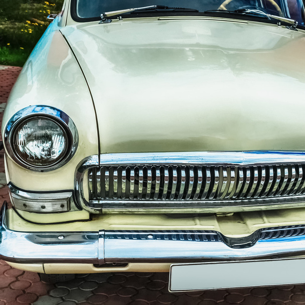Staré retro a vintage auto přední strana - Fotografie, Obrázek
