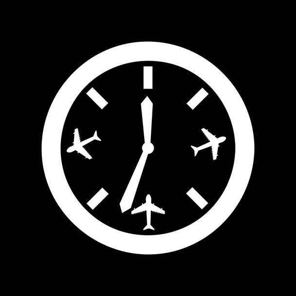 Port lotniczy ikony  - Wektor, obraz