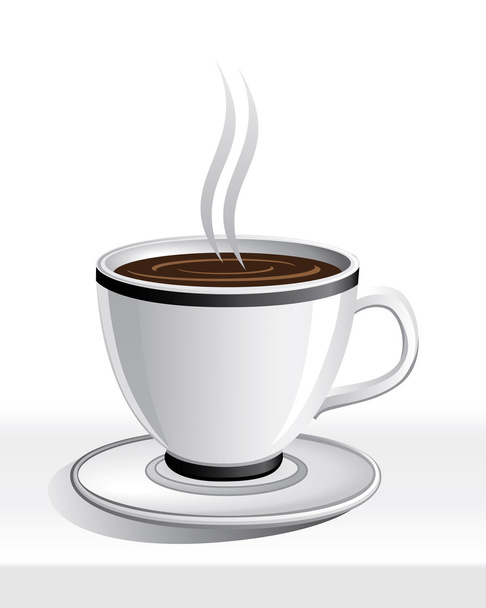 Cup of coffee - Wektor, obraz