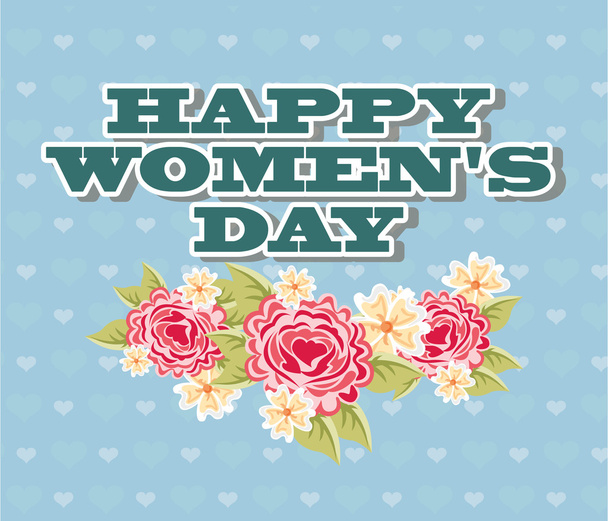 happy womens day  - Vector, Image