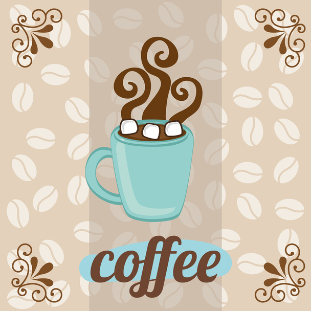 Delicioso café
  - Vetor, Imagem