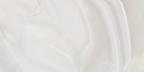 crema cosmética italiana textura, primer plano, vista superior de tela de algodón blanco natural beige sobre fondo, primer plano - Foto, Imagen