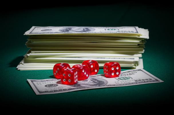 Dollars and dices - Photo, image
