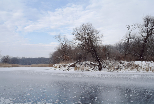 Kış nehir - Fotoğraf, Görsel