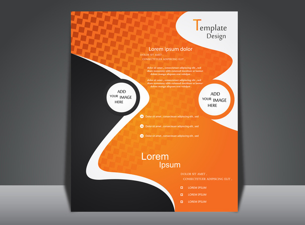 Business Multicolour Brochure - Vector, Image