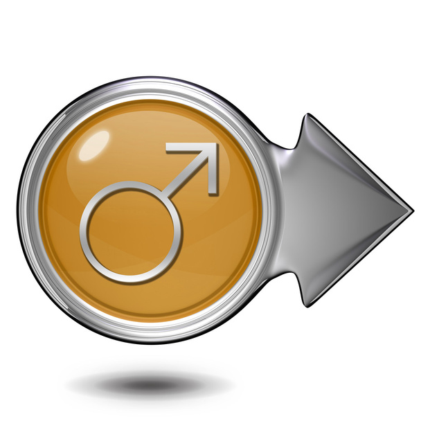 Ícone circular masculino sobre fundo branco
 - Foto, Imagem