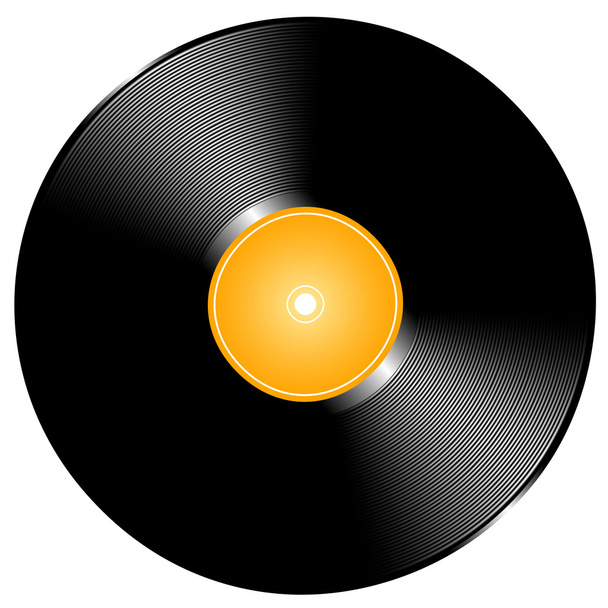 Vinyl record - Vetor, Imagem
