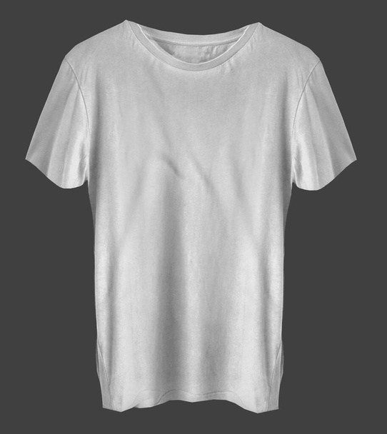 Λευκό t πουκάμισο mockup απομονωμένο, άδειο πουκάμισο - Φωτογραφία, εικόνα