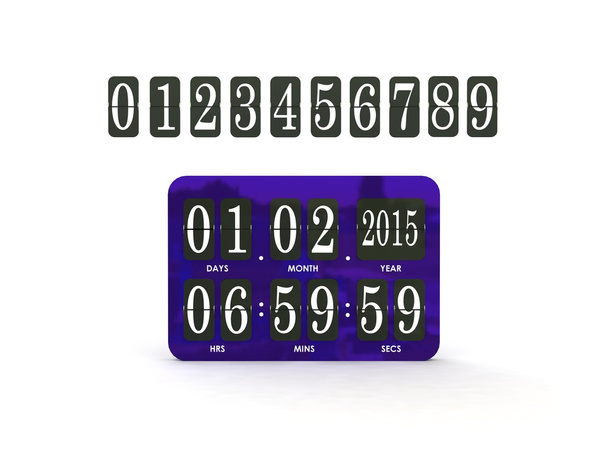 Analoge scorebord digitale timer - Foto, afbeelding