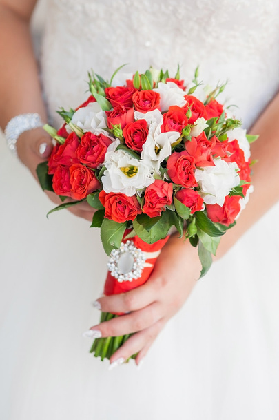 bride holds bouquet - Photo, Image