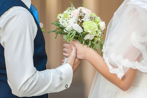 menyasszony bouquet tart - Fotó, kép