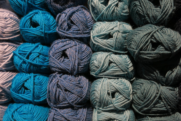 Billes de fils à tricoter
 - Photo, image