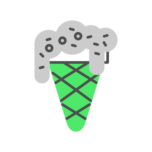 Ice Cream Creative Icons Desig - Vector, imagen