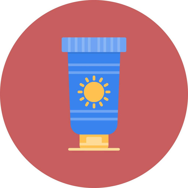 Sunscreen Creative Icons Desig - Vector, Imagen