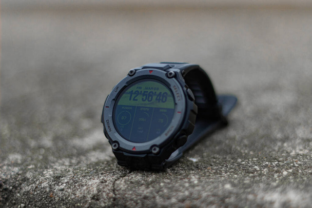 black watch on a outdoor background - Zdjęcie, obraz