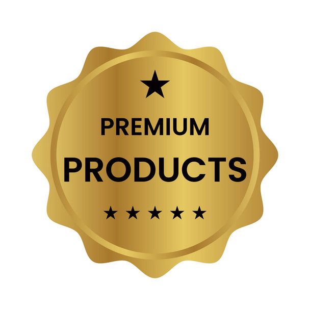 premium product label, seal, sticker, stamp, tag vector icon for shopping discount promotion - Διάνυσμα, εικόνα