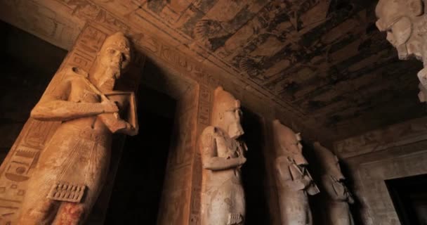 De grote tempel van Ramses II, Abu Simbel, boven Egypte - Video