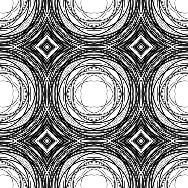 Monochrome abstract seamless pattern. - Vector, Image